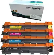 JOJOBE TN-251(1BK1C1M1Y) Compatible Toner Cartridge with Brother MFC-9335CDW 9340CDW 9140CDN 9330CDW HL-3150CDN 3170CDW DCP-9015CDW , BK 2500 Pages ,C/Y/M1400 4 Pack (1BK1C1M1Y)