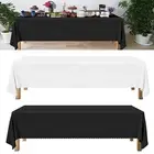 Fitted Rectangle Table Cloths Trestle Tablecloth Wedding Birthday Table Cover