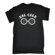 Big Geek - Mens Funny Novelty T-Shirt Tshirts BLACK T Shirt