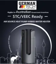 German Tech 200 Litre Heat Pump Hot Water System YT-200TD2 with 5-year warranty