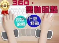 在飛比找Yahoo!奇摩拍賣優惠-【現貨】360度移動手腕墊 雙軸腕墊 人體工學墊 護腕墊 手