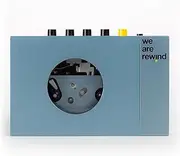 We Are Rewind Portable Bluetooth Cassette Player, Kurt Blue