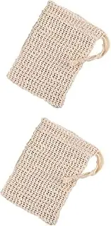 FRCOLOR 2sets Net Soap Pouch Sack Foaming Net Drawstring Quick Dry Efficient Cleaning Bubble Maker 5pcs*2