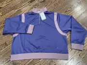 ✅ $100 Michael Air Jordan Nike Jumpman Women M Pullover Purple Jacket Top NWT