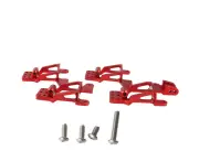 4pcs Front Rear Metal Shock Absorbers Bracket For 1/10 Land Rover Defender Rc Crawler Car Traxxas Trx4 D90 D110 Rc4wd Red