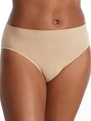 [Bali] Women's Panties, Hi Cut Panties for Everyday Comfort, Smoothing Underwear, Seamless Hi Cut Panty (Colors May Vary)
