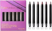 Eyeshadow Stick,Shimmer Eye Shadow Pencil 6 Colors - Shimmer Smudge-proof Eyeshadow Stick Eye Brightener Pencil for Women