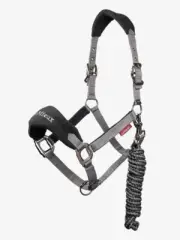 LeMieux Vogue Headcollar & Leadrope - Black