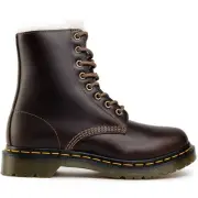 Dr Martens Womens 1460 Serena Ankle Boots Green