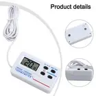 Adjustable High Low Temperature Alarms on Digital Refrigerator Thermometer