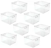 Linus Binz 12 in. x 10 in. x 8 in. - Closet 8M, 07587MDCO, in Clear. New