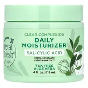 Petal Fresh, Pure, Clear Complexion Daily Moisturizer, Tea Tree, Aloe Vera, 4 fl oz (118 ml)