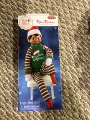 NIP! Elf On The Shelf “Target Exclusive” Santa Squad PJS Outfit 2 Pieces