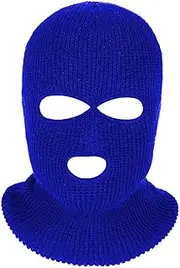 [LIFKOME] Knitted Hat Cycling Hat Kid Bike Outdoor Hat Knit Full Face Balaclava Bonnet for Knit Full Balaclava Hats Hat for -Holes Face Cover Neck Cover Outdoor Warm Hat Yarn Grey