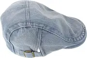 [Yardenfun] Casual Beret Hat for Women Fashionable Beret Decorative Hat Breathable Beret Hat Rustic Style Beret Hat Unisex Denim Beret