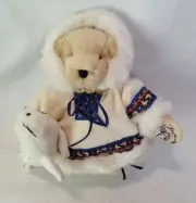 Muffy VanderBear of the North with Seal Plush 1994 North American Bear Co. NWT