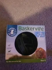 Baskerville Ultra Muzzle Size 4, 3.5" x 12.5" - Husky, Springer Spaniel, Vizla