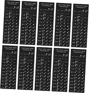 ELAYARD 10pcs Laptop Keyboard Stickers Protective Cover for Notebook Korean and English Characters Easy to Apply for Language Learning and Communication