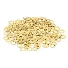 320Pcs Brass Flat Washer, M3 3 x 6 x 0.5mm Fenders Washers Assortment
