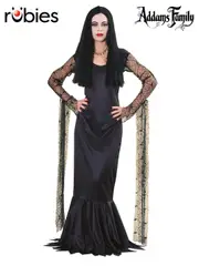 Morticia Addams Costume, Adult - Large