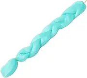 CRILSTYLEO Glow Dark Braided Wig Unique Twisted Hair Extensions for Parties Cosplay Festivals and Stage Performances Skin Friendly Safe and Chic Hair Accessory for Women