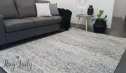 Essence Armani Multi Weave Grey Felted Wool Rug