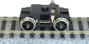 Tenshodo HO Gauge Coreless Power Truck 24.5S 10.5 Spoke Wheels 05016 Model Train