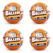 4PK Zuru 5 Surprise NBA Ballers S2 Mystery Mini Figurines Toys Kids Assorted 3y+