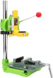 Floor Drill Press Stand with Cast Iron Vise/Rotary Tool Workstation Drill Press