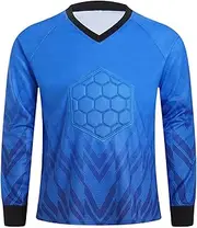 [Choomomo] Youth Boys Girls Compression Shirt Long Sleeve Fleece Baselayer Football Baseball Soccer Undershirt
