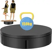 Rotating Display Stand, 330Lb/150Kg Load Bearing, 12 in Photography Motorized Display Turntable for Mannequin 360° Show,Black