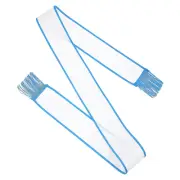 1 Pcs Blank Sash with Tassels Plain Birthday Sash Party for Women Blue