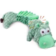 Large Squeaky Dog Toys and Interactive Dog Tug-of-War Toy Tough Plush Dog Toy...