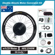 Australia Stock Ebike 48V 1500W E Bike Conversion Kit Rear Wheel w/LCD Meter 26"