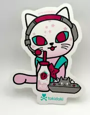 Tokidoki Die Cut Sticker - Captain Whiskers Cat 3.5” Brand New