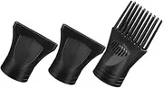 Baluue Hair Dryer Diffuser Attachment Comb Blower Dryer Part Hair Dryer Nozzles Set Easy to Install and Lightweight Hair Dryer Accessories