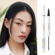 Eyebrow Microblading 2Tip Fork Liquid Pencil Double-headed Tattoo Pen 2024