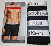 4 Calvin Klein Boxer Briefs Microfiber Stretch Multicolor Underwear $54