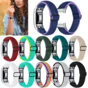For Fitbit Charge 2 3 4 Replacement Sports Band Woven Nylon Elastic Strap Band
