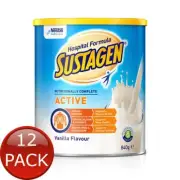 12 x Sustagen Hospital Active Pwdr Van 840G