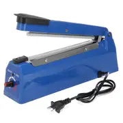 220V Impulse Vacuum Sealer 8 Levels Timing Hand Heat Sealing Machine Poly Plastic Bag Sealer