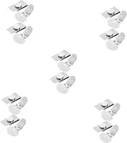 [LIFKOME] 5sets 5sets Magnetic Tie Clip Accessories Magnetic Stylus Automatic Tie Clip Arm Support Car Decal Stickers Car Stickers Silver Stainless Steel 2pairs*5 2pairs*5
