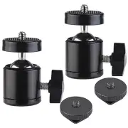 (2 Pack) 1/4" Screw Adapter with Camera Hot Shoe Mount Adapter for GoPro DJI etc