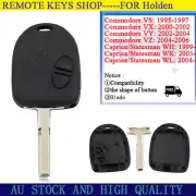 2Button for Holden Commodore Car Remote Case/Shell & Uncut Key VS VX VY VZ WH WL