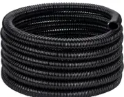 1.25" x 50' Non Kink Corrugated Pond Tubing for Water Garden & Koi Ponds