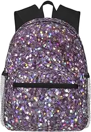 [EdWal] Sequin Pattern print Business Laptop Backpack For Men,Travel Backpack College Backpacks for 15.7 Inch, Black, One Size