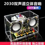 TDA2030雙聲道功放套件音箱DIY製作實訓教學組裝焊接裝配實習