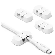 Cygnett TangleTamer Single Slot Cable Organisers 4 Pack (White)
