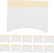 VALICLUD 40pcs Disposable Cotton Eye Patches for Eyelash Extensions Lint Under Eye Pads for Lash Perming and Glue Removal Convenient Travel Friendly Makeup Remover Pads