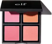 e.l.f. Powder Blush Palette, 4 Tonal Shades, Light, 0.56 oz.